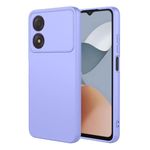 SEAHAI Case for ZTE Blade A34, Ultra Thin Silky-Soft Touch Liquid Silicone Phone Cover with Shockproof Airbag Design, Premium TPU Bumper Fashion Case - Purple