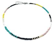 TSITP Choker, Handmade Seed Bead Choker, Beaded Necklace, The Summer I Turned Pretty Inspired, Made in Canada, Adjustable Chain, Hypoallergenic Stainless Steel, Layering Jewelry, Belly's Necklace