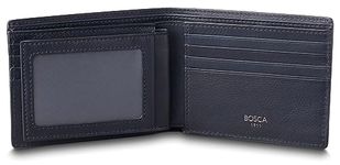 Bosca 96-Navayo - Parent, Blue/Black, One Size, Wallet