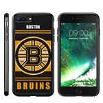 Bruins iPhone 8 Plus Case - Bruins iPhone 7 Plus Case, Slim Fit Easy Grip Design Flex Anti-Slip Bumper Cover, Anti-Scratch Durable Back Shell for iPhone 7 Plus/8 Plus 5.5-inch