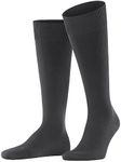FALKE Men's Ultra Energizing M KH Cotton With Compression 1 Pair Knee-High Socks, Grey (Anthracite 3110) - Calf circumference W4, 7-8