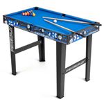 Power Play 3ft Stand Up Pool Table Game, Kids Pool Game, Arcade Game for Kids with Ergonomic Handles, Outdoor Indoor Use