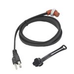 VANORM Replacement Cordset Cord for Heavy Duty Immersion Heaters and Engine Block Heaters 6-feet 120 Volts, Compatible with Dodge Ram Cummins Diesel and Ford F250 350 - Block Heater Cord