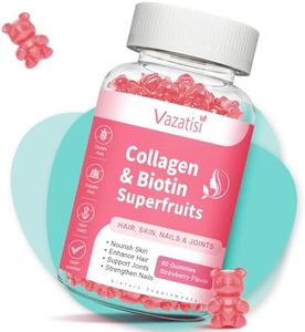 Collagen Gummies with Biotin & Keratin for Hair Skin Nails & Joints Women & Men