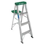 Werner 354 225-Pound Duty Rating Aluminum Stepladder, 4-Foot
