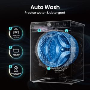 Hisense 12kg Front Load Washing Machine – Large Capacity Laundry Appliance