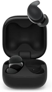 Sony New LinkBuds Fit WF-LS910N | Active Noise Cancelling Wireless Bluetooth Earbuds | Comfortable Fit with New Supporters | High Call Quality with AI-Black