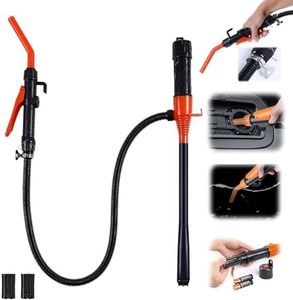 2025 New Portable Power Battery Operated Electric Siphon Water Transfer Pump, Easy to Use Hand Fuel Pump for Gas, Fuel, Diesel, Water Transfer