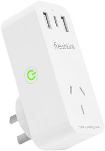 Smart USB Plug 10A with PD 20W FreshLink WiFi Socket Fast Charge with Timer, Energy Monitoring, Group Control, Work with Alexa/Google Home,SAA Certified, 2.4GHz WiFi Only (USB -1 Pack)