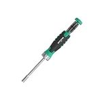 Ratchet Screwdriver with 12 TX, PH, SL and Hexagon bits 3-20mm in Handle by WIESEMANN 1893 I Screwdriver with Ratchet and Magnetic bit Holder I from The Ensure Series I 81307