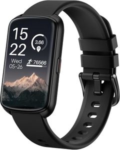 Fitness Tracker, Smart Watch with 24/7 Heart Rate/Blood Pressure/Blood Oxygen Monitor, Sleep Tracker, Step & Calorie Counter, IP68 Waterproof Fitness Watches for Women Men