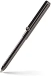 Allett Micro Pen | Slim Wallet Pen, Ballpoint, Stainless Steel & Replaceable Ink Cartridge | Durable & Fits Pocket, Purse, Planner or Passport