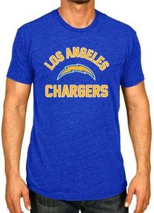 Team Fan Apparel NFL Adult Gameday T-Shirt - Cotton Blend - Tagless - Semi-Fitted - Unleash Your Team Spirit During Game Day (Los Angeles Chargers - Royal, XXXXX-Large)