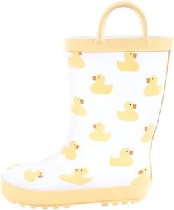 Hudson Baby Kids Rain Boots, Duck, 6 US Unisex Toddler