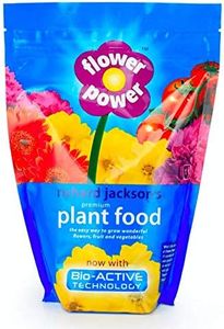 Flower Power Richard Jackson Premium Plant Food, with Bio-Active Technology, Concentrated Feed for All Plants, 427l of feed, Fruits and Vegetables with Essential Nutrients (475g)
