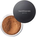 bareMinerals Original Matte Loose Mineral Foundation SPF 15, Powder Foundation Makeup, Buildable Coverage, Reduces Shine, Talc Free Foundation, Vegan