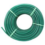 ANNA AGRO 1/2" Inch(12mm)100 Meters(325 feet) Green, 3 Layered Heavy Duty Braided Water Hose Pipe for Watering Easy to Connect, Garden, Car & Floor Wash, Pet Bath,10 Year Replacement Warranty