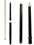 Champion Sport Gino Jump Break Billiard Maple Pool Cue Stick (18 oz - 23 oz), Ship Direct from Champion Sport (20oz, K-BJ5 Black Jump and Break Cue)