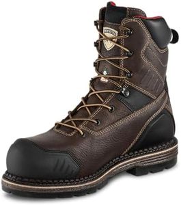 Irish Setter, Edgerton XD, Men’s, 8", Waterproof, Non-Metallic Safety Toe (CSA), Work Boot, Brown, Brown, 11