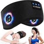 Sleep Headphones Bluetooth V5.2 Sports Headband with Microphone Sleeping Headphone Wireless with HD Stereo Speakers, Bluetooth Headband Headphones Women's Day Gifts for Mom, Girlfriend,