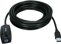 QVS USB Extension Cable, 16', Black