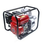 Gas Powered Water Transfer Pump 212CC 4-Stroke 7.5HP Gasoline Petrol Water Pump Transfer 3000W 264GPM High Flow for Irrigation Pool Pond Landscaping Gardening (212CC 4 Stroke 7.5HP, Red)