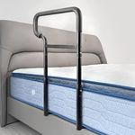 NIMOOD C2 Bed Guard, Bed Rails for Elderly Adults, Safety Bed Rail Adjustable in Height with Ergonomic Wider Handrail, Fall Prevention Guard, Stability Bed Guard Fits Single, Double Bed