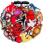 20 25Pcs Sports Ball Shoe Decoration Charms for Croc Clog, Baseball Softball Basketball Hockey Cheer Gymnastics Fitness Charms, Non-Precious Metal, No Gemstone