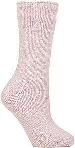 HEAT HOLDERS ORIGINAL Thick Thermal Socks Women's 4-8UK 5-9US Camellia Rose Blush