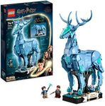LEGO 76414 Harry Potter Expecto Patronum 2-in-1 Set, Build Stag and Wolf Animal Figures, Build-Rebuild-and-Display Model, Magical Gifts for Teenage Girls, Boys, Women, Men