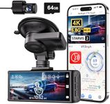 REDTIGER 4K Dash Cam Front and Rear