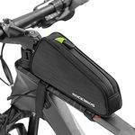 ROCKBROS Frame Bag Bicycle Top Tube Bag Narrow Shape Bicycle Bag for MTB, Racing Bike, E-Bike Approx. 1.1L