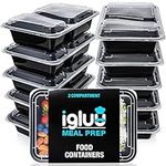 2 Compartment Meal Prep Containers 