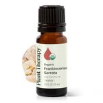 Plant Therapy USDA Certified Organic Frankincense Serrata Essential Oil. 100% Pure, Undiluted, Therapeutic Grade. 10 ml (1/3 oz).
