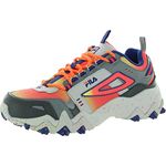 Fila Women's Oakmont Tr Sneaker, Deep Pink/Safety Yellow/Mblue, 7 UK