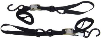 Ancra 49380-11-02 Black Integra Soft Hook Cam Buckle Tie Down, 4 Pack