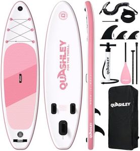 Inflatable Paddle Board, Ultra-Light Stand Up Paddle Board, Sup Board for All Skill Levels with Accessories, Removable Fin, Floating Paddle, Hand Pump, Traveling Board for Youth & Adults Non-Slip Deck