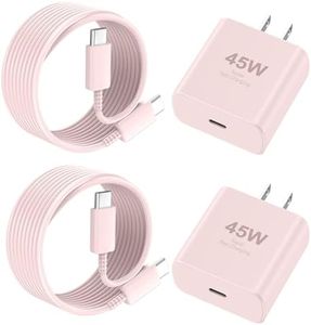 Phone 17 16 Pro Max Charger Fast Charging, 45W USB C Phone 17 16 Super Fast Charger Block with 10ft Long Type C Charging Cable Cord for i.Phone 17 Pro Max/17 Pro/17 Air/17/16/16Pro/16 ProMax /15/S25