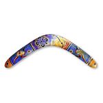 BoomerangFan BoomerangFanABORIGINAL-L 44.5 cm Aboriginal Left Handed Boomerang