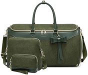 Garment Bags for Travel,Leather Con