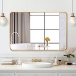 SILD - gold bathroom mirror 30x40 a