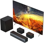 ULTIMEA 5.1 Virtual Surround Sound Bar, 320W Home Theater Surround System with Adjustable Speakers & Subwoofer, TV Speaker Soundbar, Sound Bar for Smart TV, Bluetooth 5.3, Easy Setup, Poseidon D50