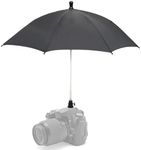 NCTCYO Large Rain Cover/Sunshade, 360 Adjustable Camera Umbrella for DSLR, Lightweight & Compact, Black