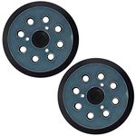 2 Pack 5 Inch 8 Hole Hook & Loop Replacement Sander Pad Compatible, Hook and Loop Sander Pads