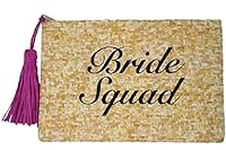 Bridal Beach Clutch - BRIDE SQUAD (