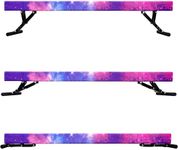 FC FUNCHEER 8FT Adjustable Balance Beam for Kids Gymnastics - 4-Knob Quick-Adjust, Tri-Lock Stability, Competition 4" Width, 3 Heights (17/32/42cm) for Home Training Equipment Ages 4+