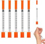 0.5ml/cc 29Ga 13MM/0.5IN Industrial Manufacturing Dispensing Tools - 20Pack Plastic Multiple Uses Measuring Tools 0.5ml Syringes With Cap, Dispensing Measuring Tool, Laboratory Accessories