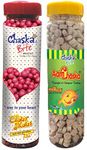 ALKAS Chaska Bite Aam Chaska Pack Of 2 Sugar Assorted Sweet Candy Pack For Kids & Friends Sweet & Chatpata |Dry Mango Flavor, Sweet And Sour Flavor - 500 Gm