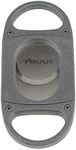 Xikar X8 Cigar Cutter, Stainless Steel Blades, Cuts Up to 70 Ring Gauge, Silver