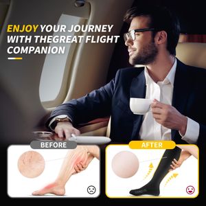 CAMBIVO Compression Socks, Black XXL – Supportive Athletic Fit